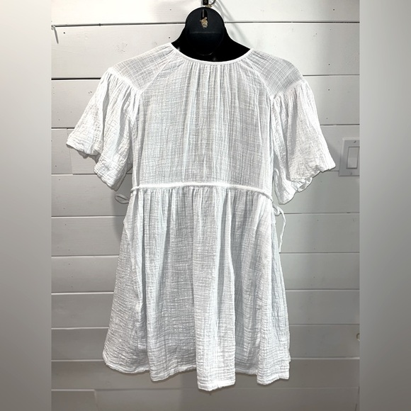 FRED – White Reversible Tunic Dress One Size - Picture 6 of 9
